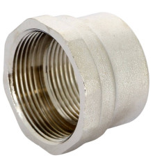 Муфта переходная Uni-Fitt 3/4x1/2 ВР-ВР никелированная латунная НС-1513134