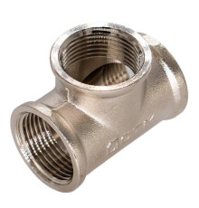 Тройник латунный CTM 1 1/4 ВР-ВР-ВР НС-1499547