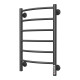 Полотенцесушитель электрический Royal Thermo Classic black П6 450х650 мм со встроенным диммером НС-1442597