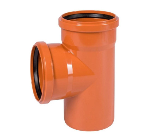 Тройник канализационный наружный Ostendorf KG 110x110 мм 87° 220400