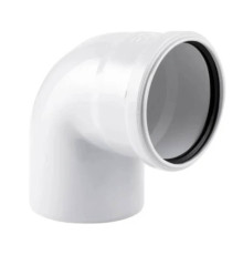 Отвод ХЕМКОР ШУМЭКС НПВХ малошумный 50 мм 87° 1455287