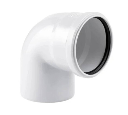Отвод ХЕМКОР ШУМЭКС НПВХ малошумный 50 мм 87° 1455287
