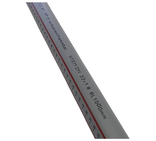 Труба канализационная внутренняя Ostendorf HTEM 32х3000 мм 110070