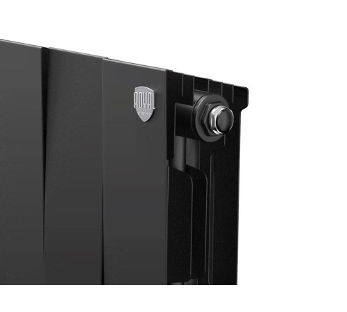 Радиатор биметаллический Royal Thermo PianoForte 200 Noir Sable 6 секций боковое подключение НС-1346015