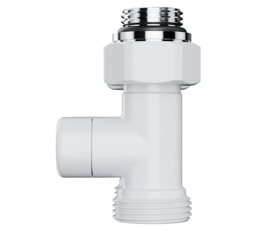 Узел нижнего подключения Royal Thermo Design прямой 1/2 x 3/4 EK белый RTE 07.00101