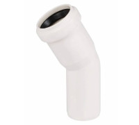 Отвод канализационный Ostendorf HT 32х30° белый 559310