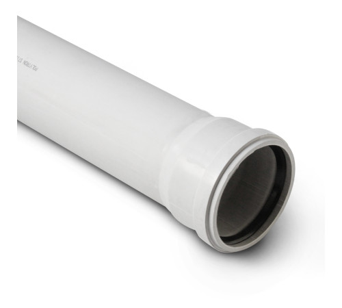Труба канализационная бесшумная Ostendorf Stilte Plus 110х3000 мм с раструбом 508018