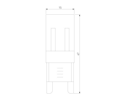 Светодиодная лампа JCD 3W 220V 4200K G9 BLG907