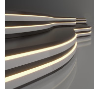 Светодиодный гибкий неон 24 В 10 Вт/м 120 Led/м 2835 IP65, теплый белый 3300K, 5м 24V 10W 120Led 2835 IP65