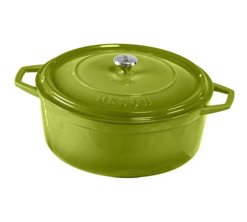 Кастрюля глубокая Hascevher Yeni Derin 28 см зеленая A902828