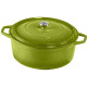 Кастрюля глубокая Hascevher Yeni Derin 28 см зеленая A902828