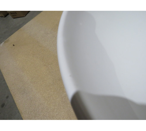 Раковина-чаша накладная GSI Pura 600х370 мм без отверстия под смеситель белый матовый 883409_УЦ/1