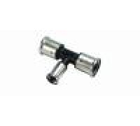 Тройник пресс переходный Henco PVDF 40x20x40 мм 10PK-402040