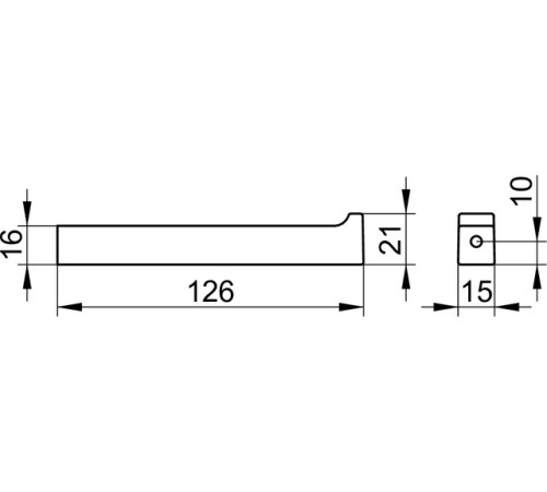 Держатель запасного рулона KEUCO Edition 11 Чёрный матовый 11163 370000