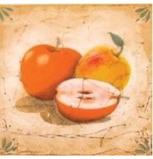 Декор Сокол Гурман Яблоко 16,5х16,5 см D-498