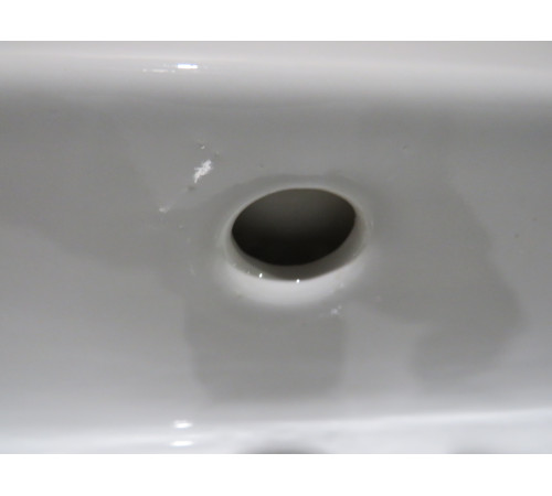 Раковина накладная/подвесная GSI Kube X 600х370 мм с 1 отверстием под смеситель белая 9454111_УЦ