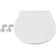 Крышка-сиденье для унитаза Allen Brau Fantasy Smartfix Soft-Close белая 4.11005.20