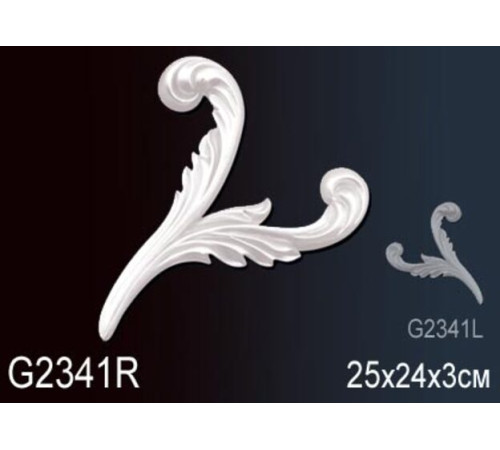 Декоративный элемент Perfect из полиуретана G2341R