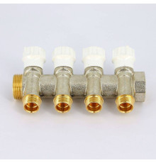 Коллектор никелированный Itap 465 1 НВ 4 выхода 1/2 Н 38 мм 465 1-4