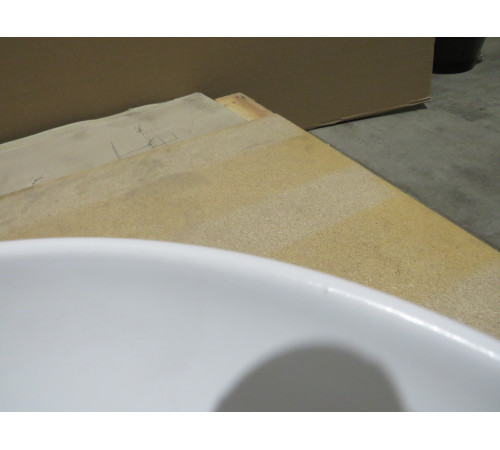 Раковина-чаша накладная GSI Pura 600х370 мм без отверстия под смеситель белый матовый 883409_УЦ/1