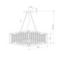 Умная подвесная люстра с хрусталем 312/9 Strotskis Smart