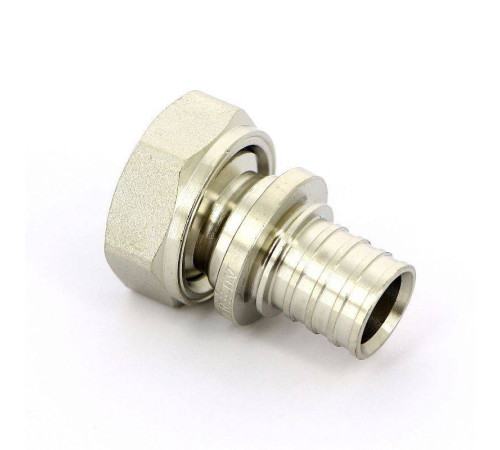 Соединитель аксиальный Rehau Rautitan 20 x 3/4 EK ВР никелированный 11691761001