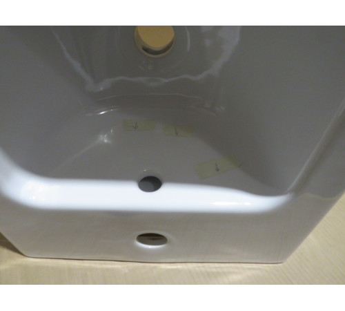 Биде подвесное GSI Pura 500x360 мм с отверстием под смеситель и переливом 8864111