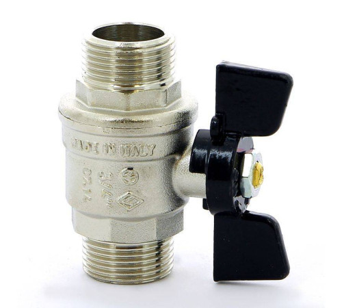 Кран шаровой Bugatti Oregon 3/4 НН бабочка полнопроходной 03270027