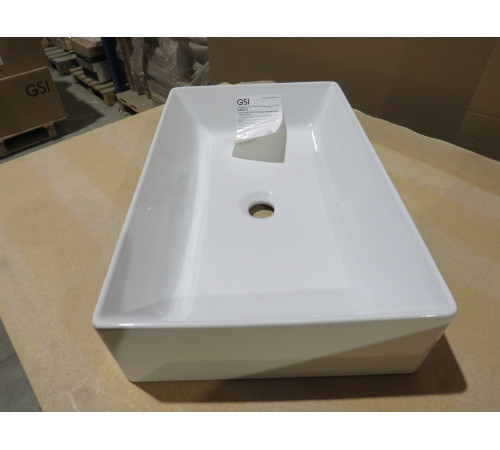 Раковина накладная GSI Kube X 370х600 мм белый глянцевый 945311_УЦ/4
