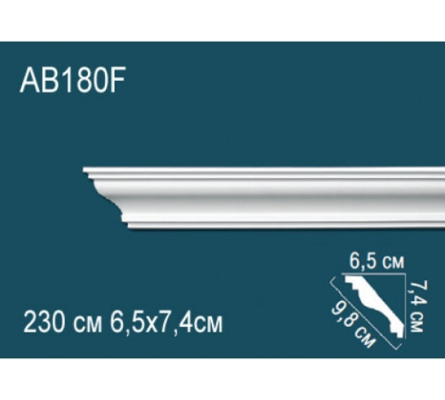Карниз потолочный Perfect AB180F гибкий полиуретановый 250x250x2000 мм AB180F
