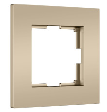 W0012911/ Рамка на 1 пост Slab (шампань софт) W0012911