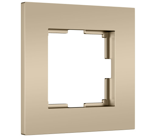 W0012911/ Рамка на 1 пост Slab (шампань софт) W0012911