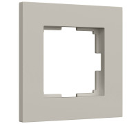 W0012917/ Рамка на 1 пост Slab (дымчатый софт) W0012917