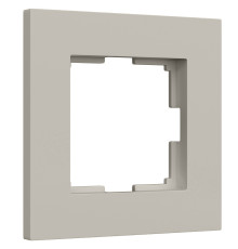 W0012917/ Рамка на 1 пост Slab (дымчатый софт) W0012917