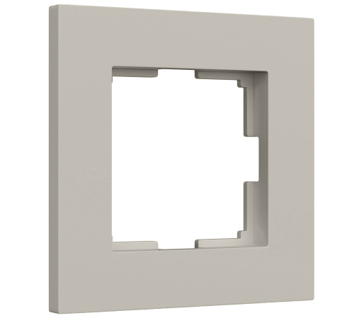 W0012917/ Рамка на 1 пост Slab (дымчатый софт) W0012917