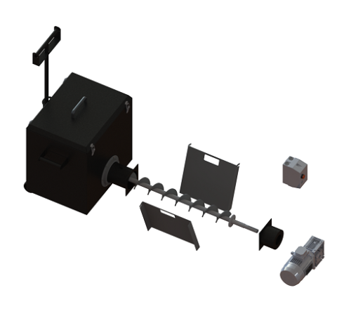 Комплект золоудаления ZOTA Stahanov 135 боковой 0.37 кВт 380 В ящик 125 л ASV4932121135
