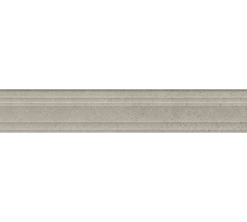 Бордюр Kerama Marazzi Монсеррат Багет серый светлый матовый обрезной 7,3х40 см BLF007R