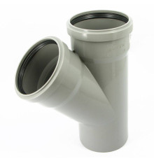 Тройник канализационный Ostendorf HT 110x110 мм 45° 115200