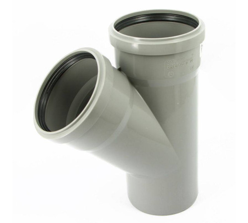 Тройник канализационный Ostendorf HT 110x110 мм 45° 115200