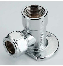 Водорозетка обжимная Tiemme 12x1/2 хромированная 1130091