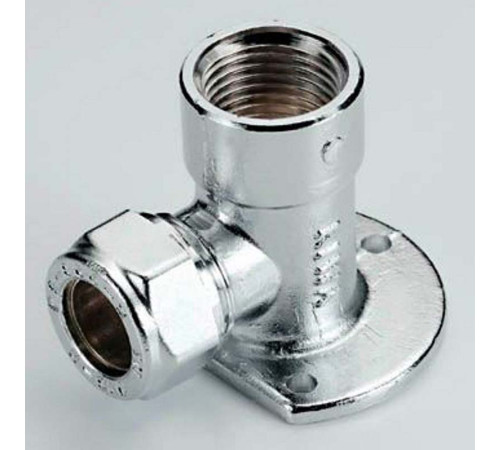 Водорозетка обжимная Tiemme 12x1/2 хромированная 1130091