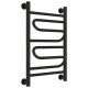 Полотенцесушитель водяной Сунержа Элегия+ 400x600 мм матовый черный 31-0205-6040