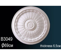 Розетка потолочная Perfect B3049 полиуретановая 490 мм B3049