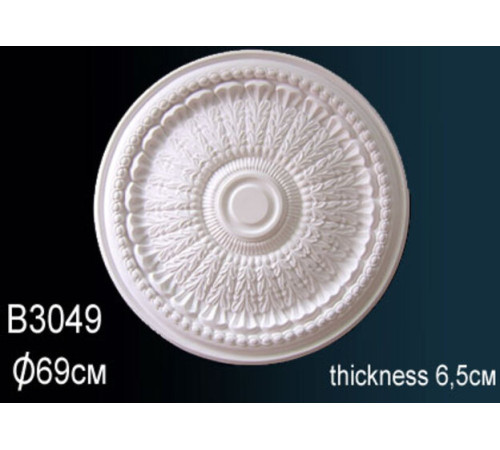 Розетка потолочная Perfect B3049 полиуретановая 490 мм B3049