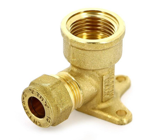 Водорозетка обжимная Tiemme 10x1/2 ВР латунь 1100065