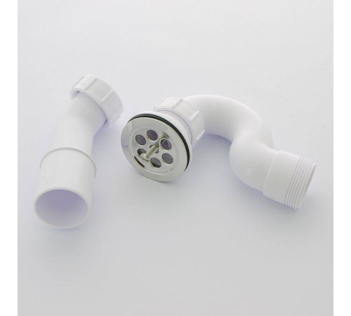 Сифон трубный McAlpine P/S-образный 1 1/2 х 40 мм с решеткой 70 мм MRS1