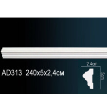 Молдинг Perfection AD313 полиуретановый 21х11х2000 мм AD313