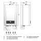 Котел газовый настенный BAXI ECO NOVA 24F двухконтурный 24 кВт 100021428