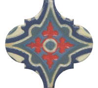 Декор Kerama Marazzi Арабески Майолика орнамент 6.5х6.5 см OS/A29/65000