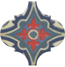 Декор Kerama Marazzi Арабески Майолика орнамент 6.5х6.5 см OS/A29/65000